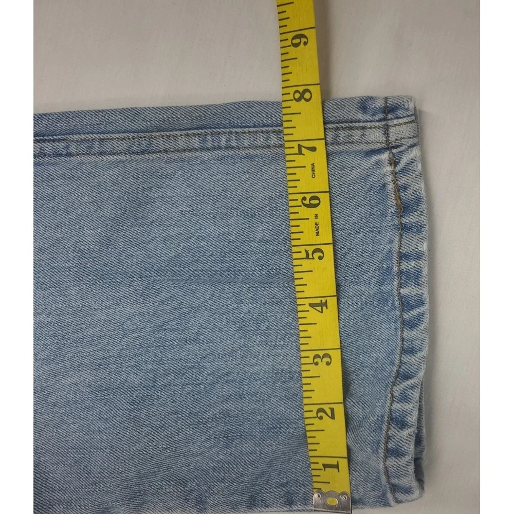 Mens 505 Levis 30x32 Lt Wash Reg Fit Straight Leg Distressed Workwear Grunge vtg